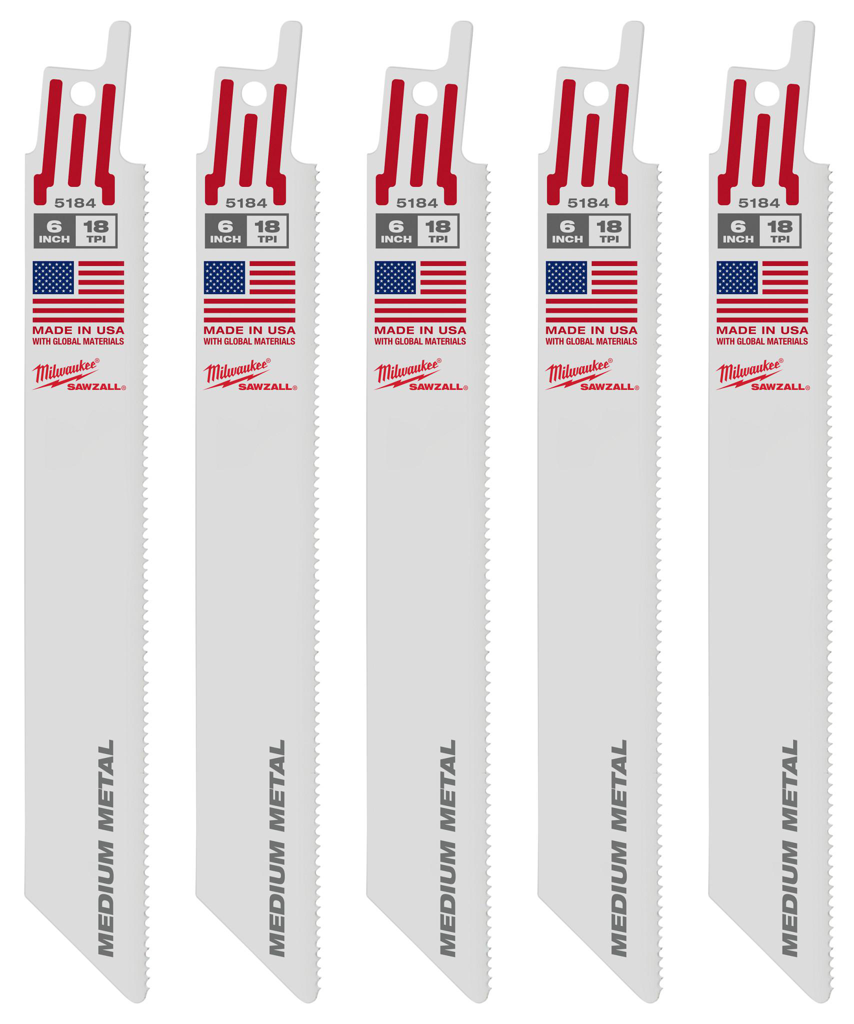 Product image for Blade reciprocating thin kerf 18TPI 6in