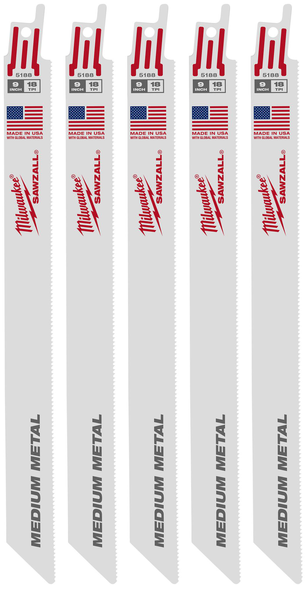 Product image for Blade reciprocating thin kerf 18TPI 9in