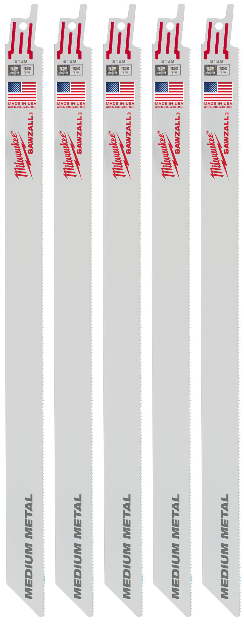 Product image for Blade reciprocating thin kerf 18TPI 12in