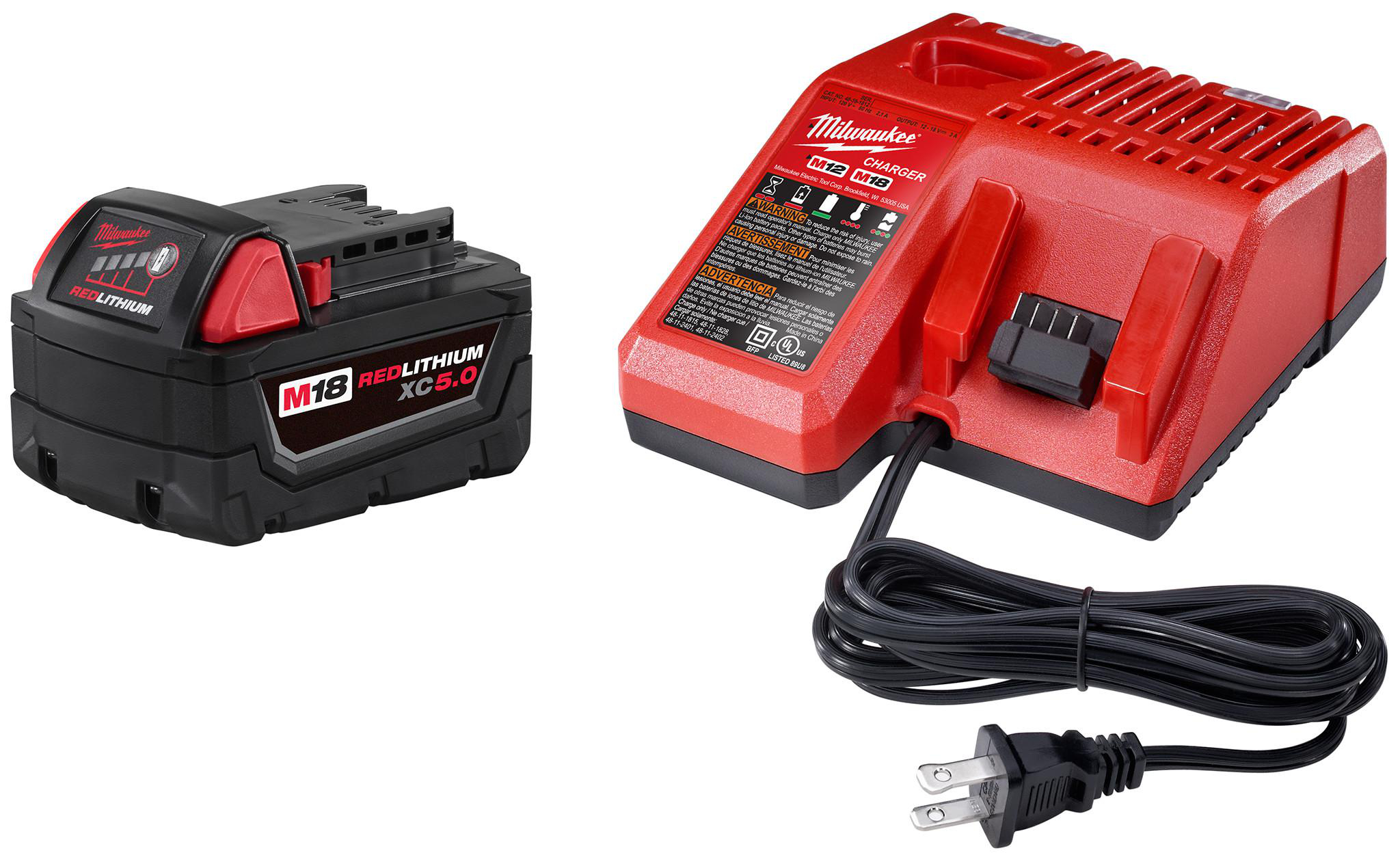 Product image for Kit REDLITHIUM XC5.0 system starter 18 & 12V