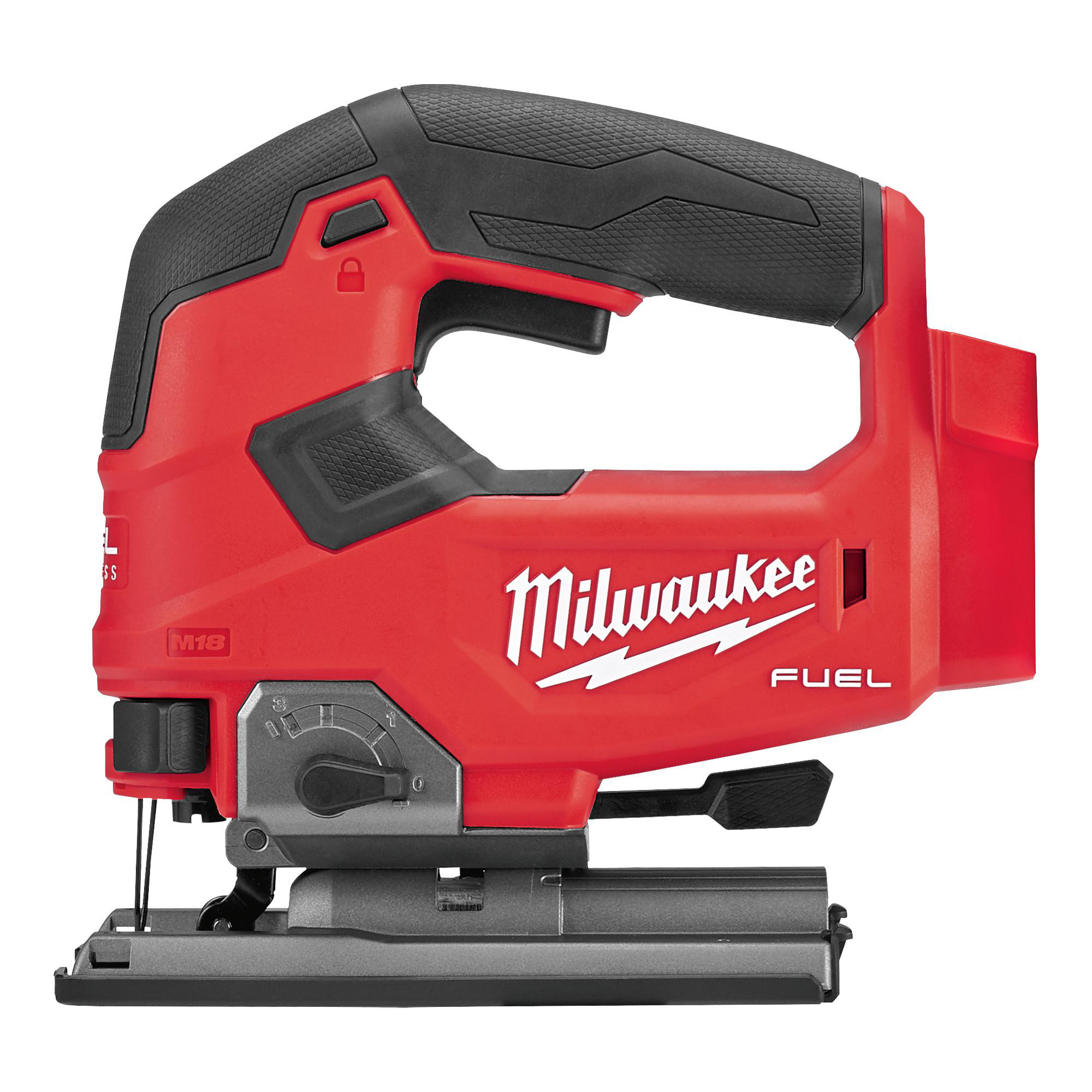 MILWAUKEE 2737-20 JIG SAW D HANDLE TOOL ONLY ANTI SPLINTER GUARD DUST COLLECTION TUBE DUST COVER HEX WRENCH SHOE GUARD