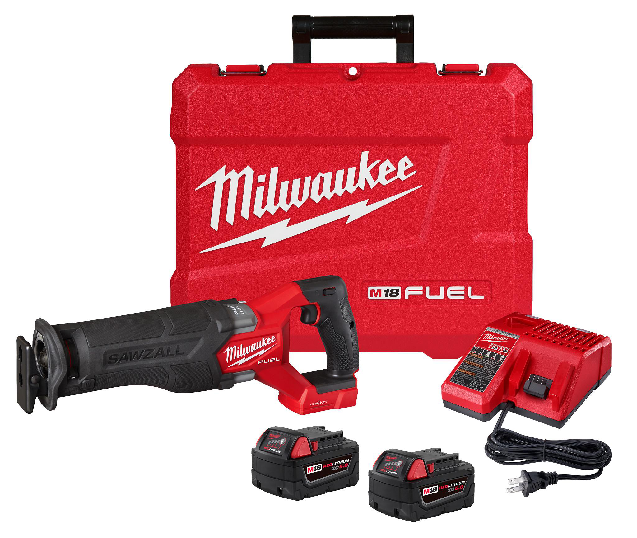 Product image for M18 FUEL™ SAWZALL® Recip Saw w/ ONE-KEY™ - 2 Battery XC5.0 Kit