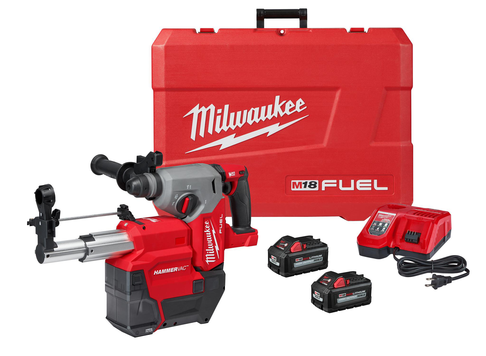 Product image for M18 FUEL™ 1... SDS Plus Rotary Hammer w/ Dust Extractor Kit