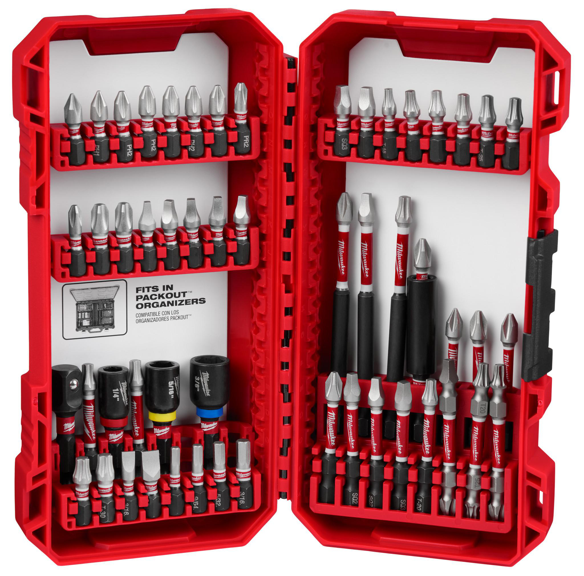 Product image for 54PC SHOCKWAVE™ Impact Duty Driver Bit Set