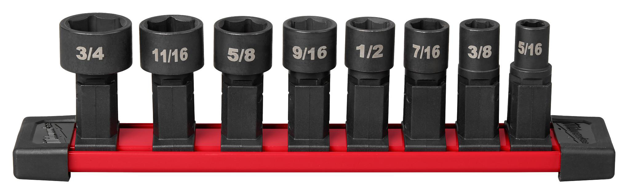 Douilles entraînement 1/4'' à embout OGV GRIP hexagonal métrique