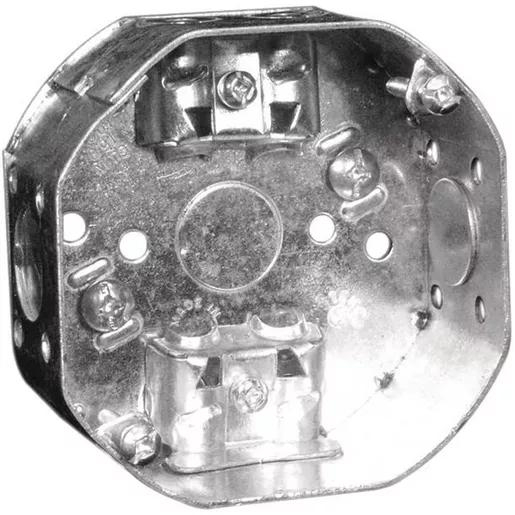 Product image for HUB H54151LUBAR BOX OCTAGON 4X1-1/2" FOR NMD AND AC