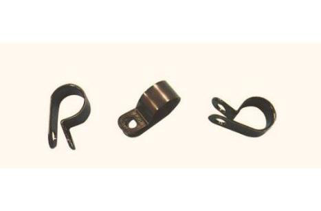 Product image for CLAMP NYLON 1/2"W x 3/4"ID BLK 100PK