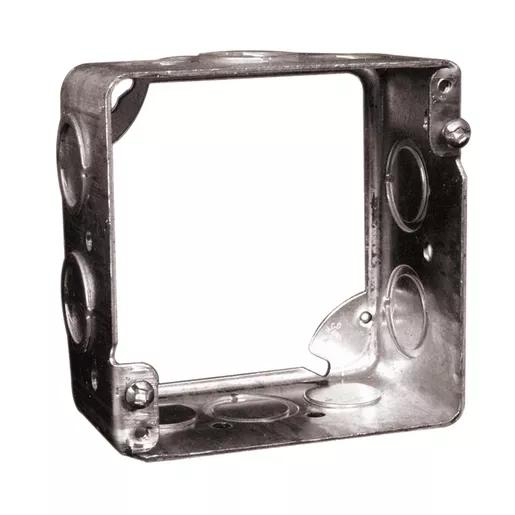 Product image for HUB H53151KBAR EXTENSION RING SQUARE BOX 4X4X1-1/2"