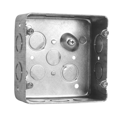 Product image for HUB H72171KBAR BOX SQUARE 4.688X2.125"