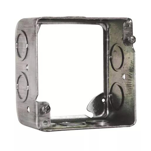 Product image for HUB H53171KBAR EXTENSION RING SQUARE BOX 4X4X2-1/4"