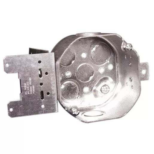 Product image for HUB H54171MSBBAR BOX OCTAGON 4X2-1/4"