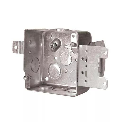 Product image for HUB H52171MSBBAR BOX SQUARE 4X2-1/4"