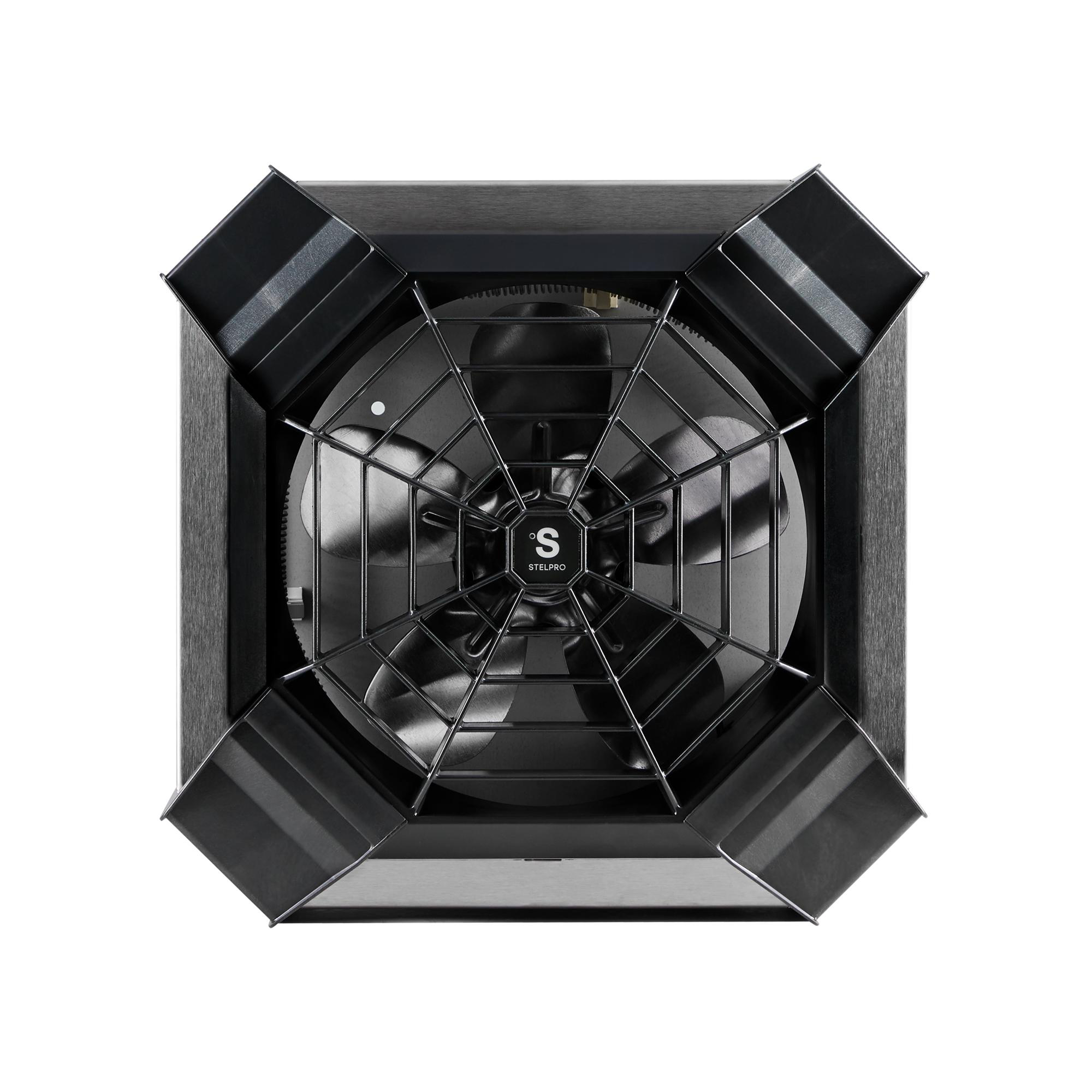 Product image for Heater fan force 4kW 240V 13-3/16x13-3/16in SS
