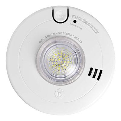 Product image for BRK_ELECTRONICS 1048353 SMC0110LEDA-AC ALARM COMBO 3 IN 1 SMOKE/ STROBE/ CO LOW PROFILE 120V HARDWIRE
