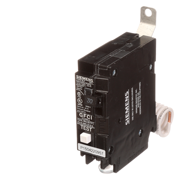 Product image for Breaker GFCI 1P 30A 120V GFI 5mA typeBLF