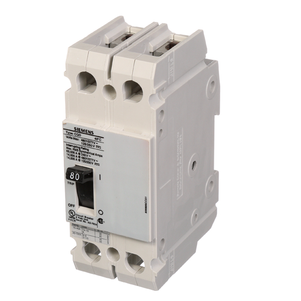 Product image for BREAKER CQD 2P 80A 480/277V 14KA DIN