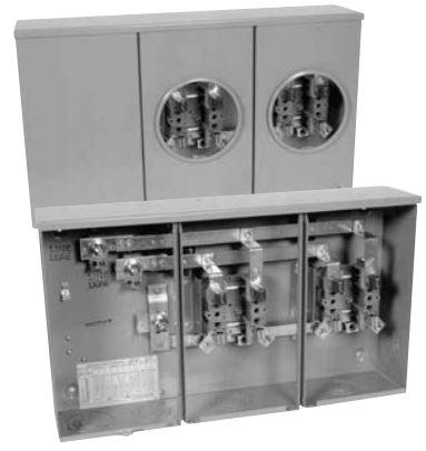 Product image for HYDEL MSC22R METER SOCKET 200A 2POS 1/2"STUD