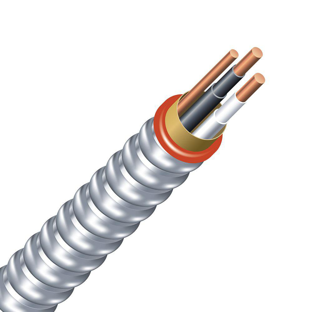 Product image for AC90-14/3-FSE Wire AC90 Cu #14 AWG 3 Conductor X-Link -40 to 90C Factory Short Ends