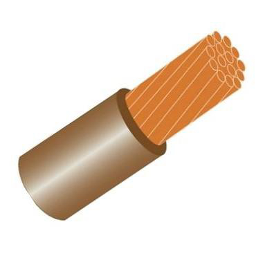 Product image for TW75-14/7BROWN-300 Wire TW75 Cu #14 AWG 7 Strand Thermoplastic Copper Insulated 600V Brown 300mtr Reel
