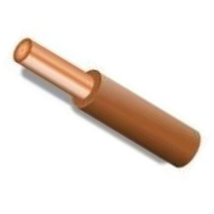 Product image for TW75-14/1BROWN-300 Wire TW75 Cu #14 AWG Solid Thermoplastic Copper Insulated 600V Brown 300mtr Reel