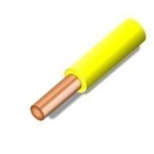 Product image for RW90-12/1YELLOW-300 Wire RW90 Cu #12 AWG 1 Conductor Solid XLPE Copper -40C 600V Yellow 300mtr Reel