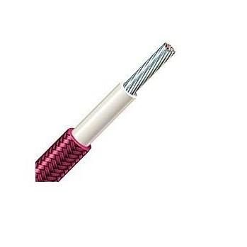 Product image for SEW2-14/7RED-305 Wire SEW2 #14 AWG 7 Strand 200C 600V Braided Silicone Rubber Red 305mtr Reel