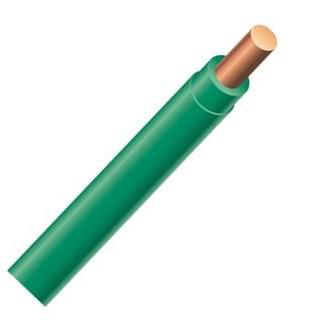 Product image for T90-12/1GREEN-300 Wire T90 Cu #12 AWG Solid Nylon Copper 600V Green 300mtr Reel