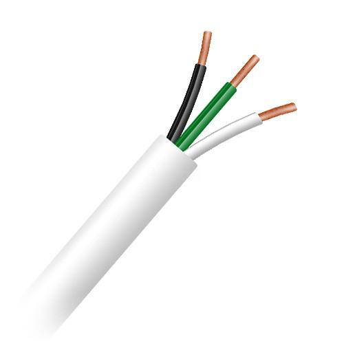 Product image for SJTW14/3WHITE Wire SJTW Cabtire #14 AWG 3 Conductor Light Duty 300V Portable Cord White Cut Lengths