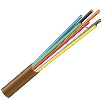 Product image for LVT18/8-150 Wire LVT #18 AWG 8 Conductor Solid Copper Low Voltage Thermostat PVC +60C 150mtr Reel