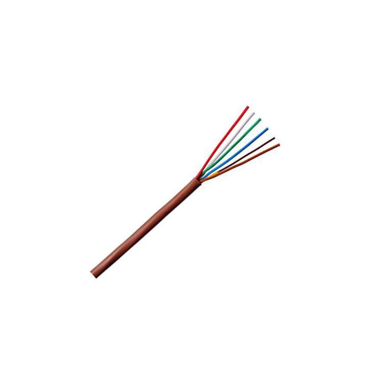 Product image for LVT18/6-75 Wire LVT #18 AWG 6 Conductor Solid Copper Low Voltage Thermostat PVC +60C 75mtr Reel