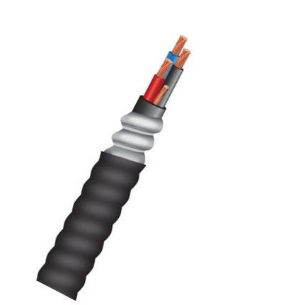 Product image for TECK90-12/3 Wire TECK90 Industrial Control Cable, Cu, #12 AWG, 10 Conductor, Class B Stranded Copper, 600 VAC, 3 A, XLPE, -40C, #14 AWG Bond Conductor, Cut Lengths