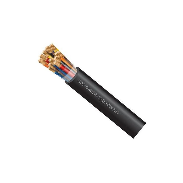 Product image for SOOW16/12 Wire SOOW Cabtire #16 AWG 12 Conductor 600V HD Black Jacket Cut Lengths
