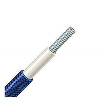 Product image for SEW2-14/7BLUE-305 Wire SEW2 #14 AWG 7 Strand Silicone Rubber Fiberglass Insulated Blue 305mtr Reel
