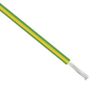 Product image for TEW6/133GREENYELLOW-TIN-305 Wire TEW Tin Cu #6 AWG 133 Strand Tinned Copper Appliance 105C 600V Green with Yellow Stripe 305mtr Reel