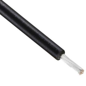 Product image for TEW1/259BLACK-TIN Wire TEW Cu #1 AWG 259 Strand Tinned Copper 105C 600V UL/CSA Black Cut Lengths