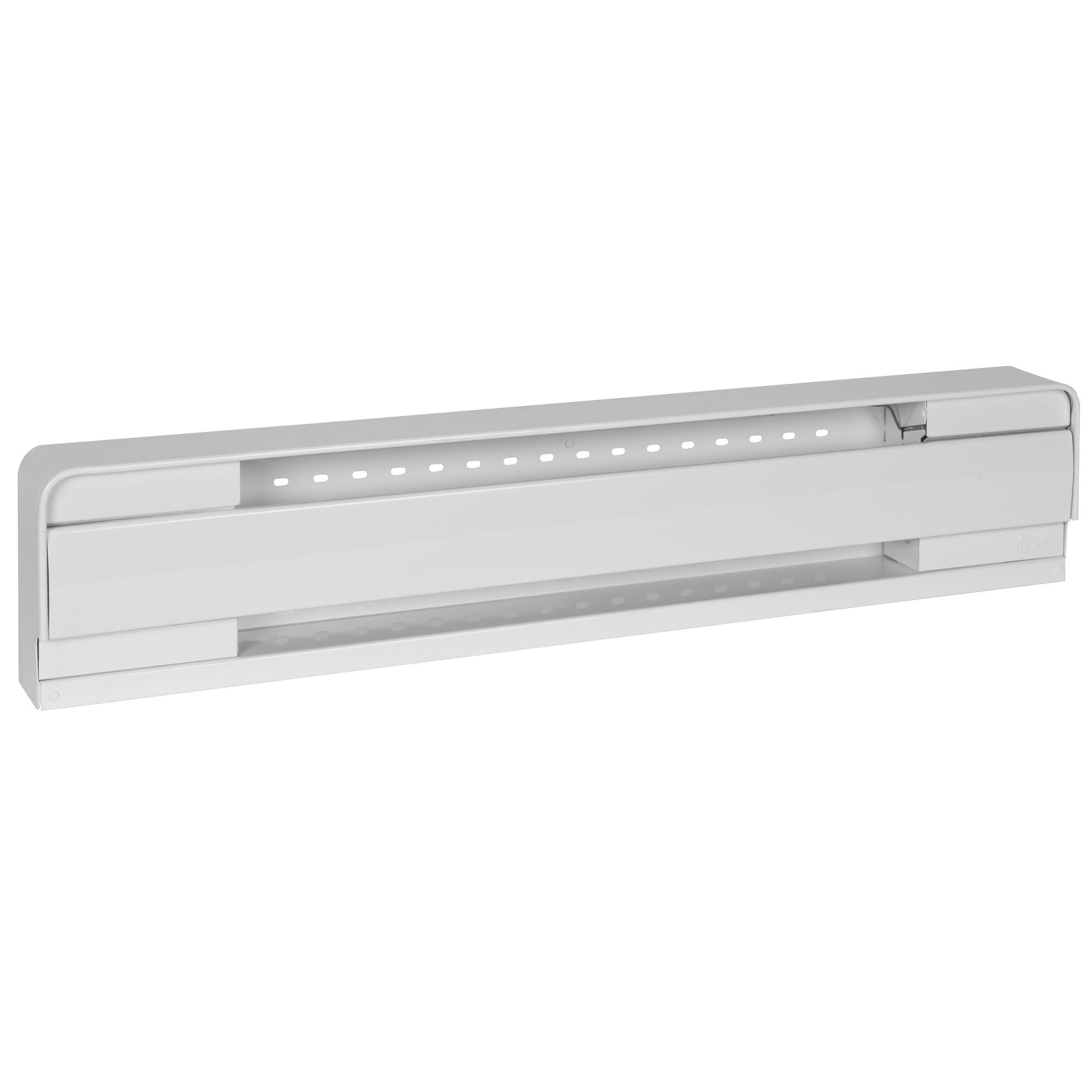 Product image for Baseboard Rounded Corners 27 7/8" 500W 120V White