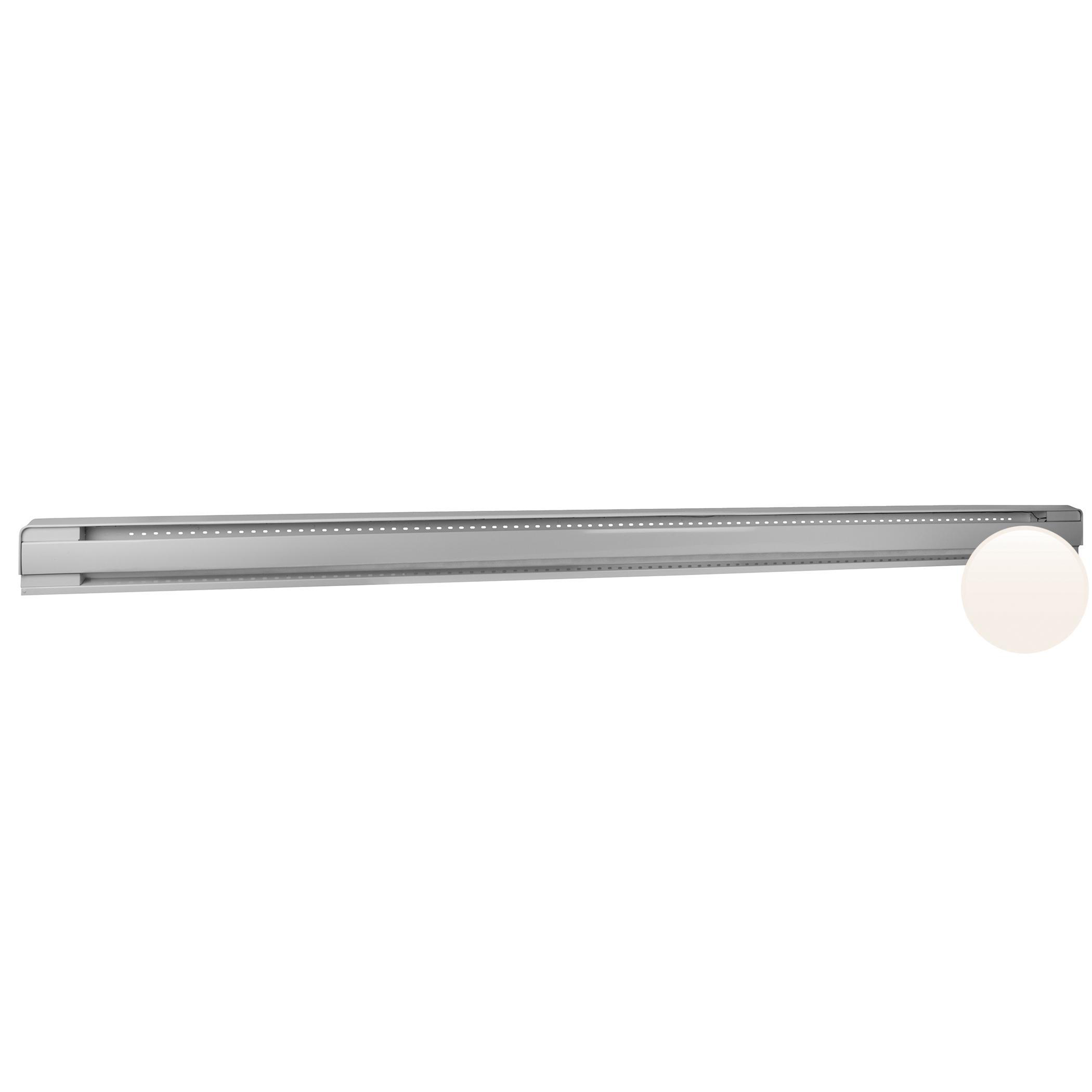 Product image for Baseboard B-series 240V 2500W silica white
