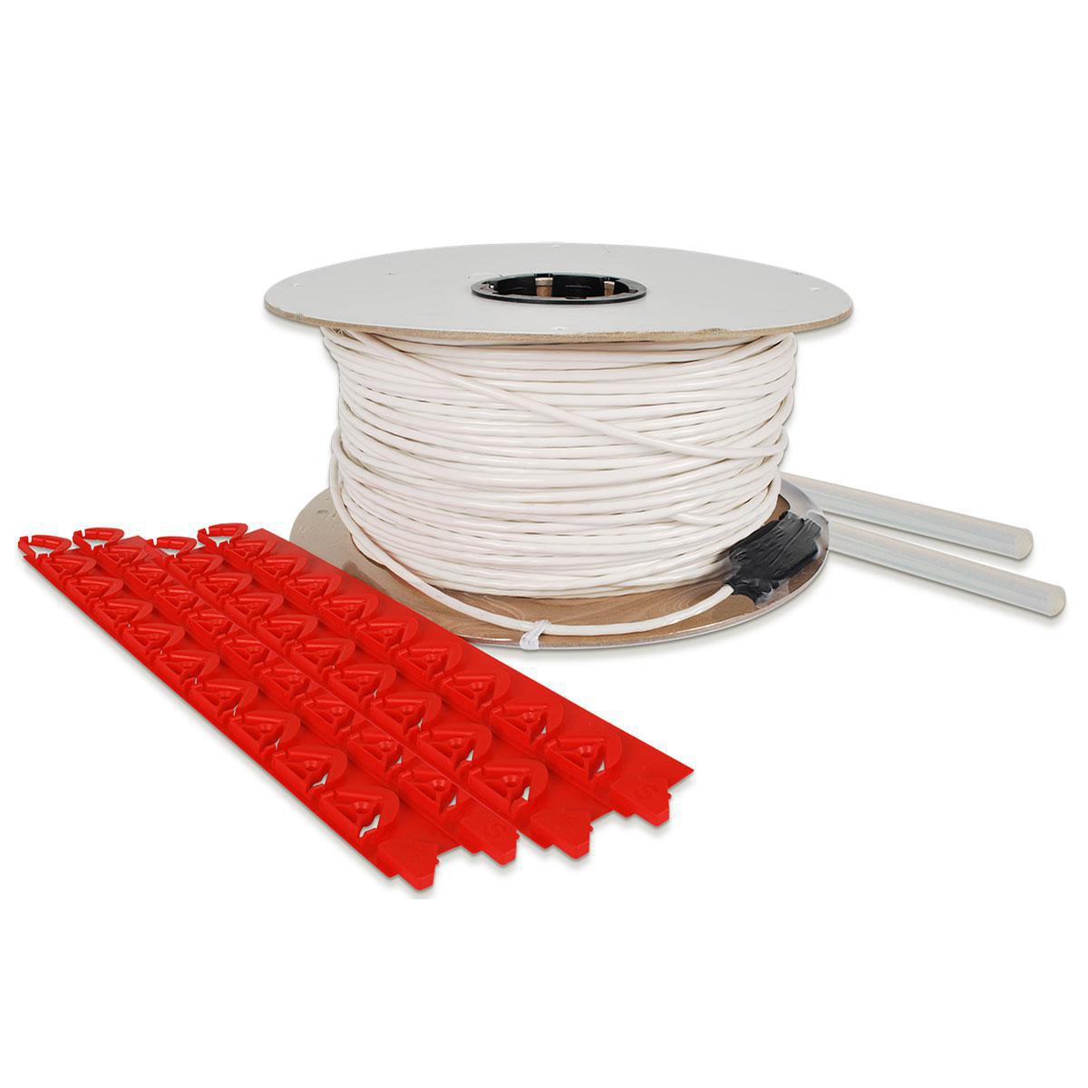 Product image for INDOOR UNIVERSAL HEATING CABLE 240V 2850W 744,4 FT 234.9 SQ.FT.