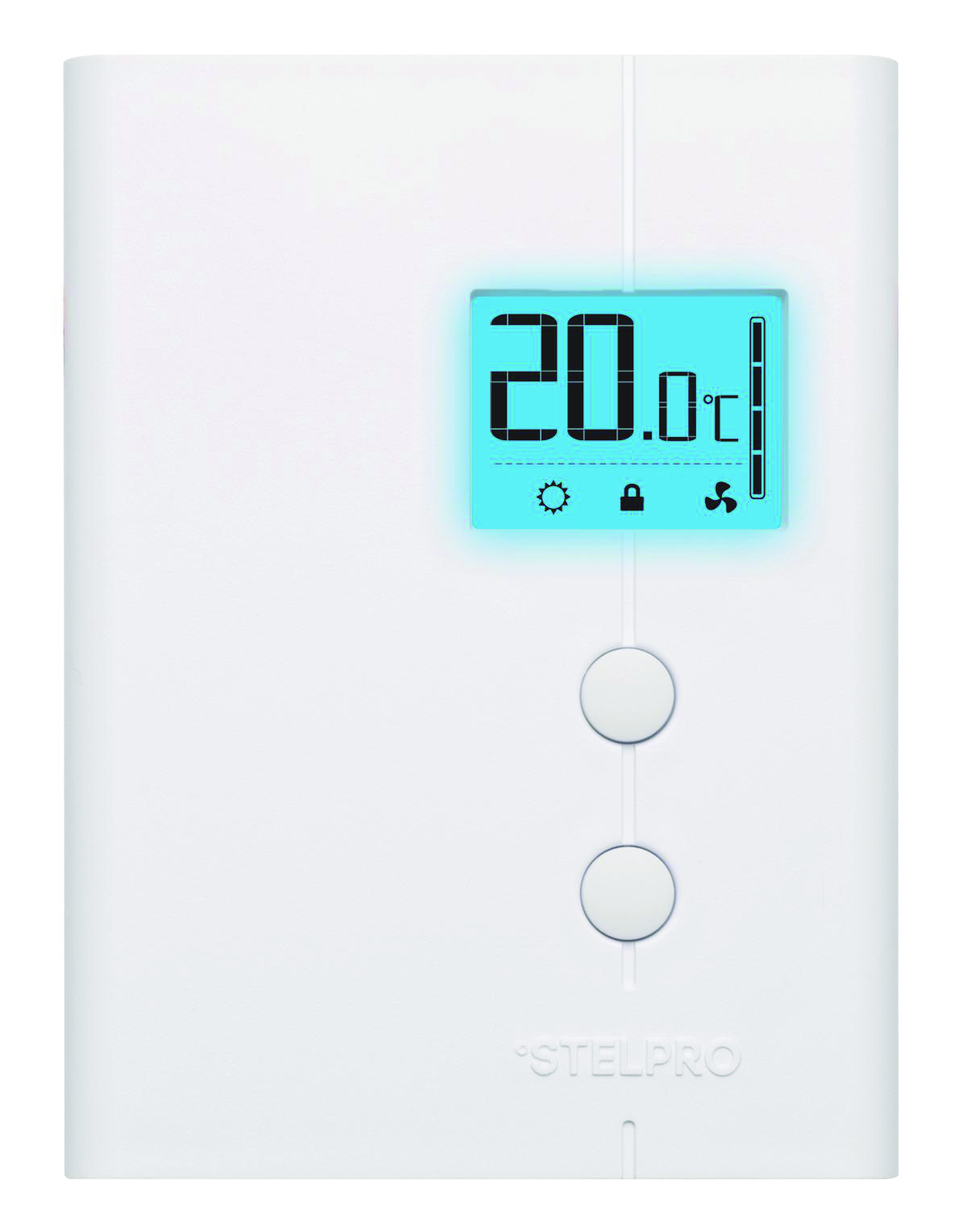 Product image for Thermostat 1-progamme plastic 10.4A 240V 2500W white