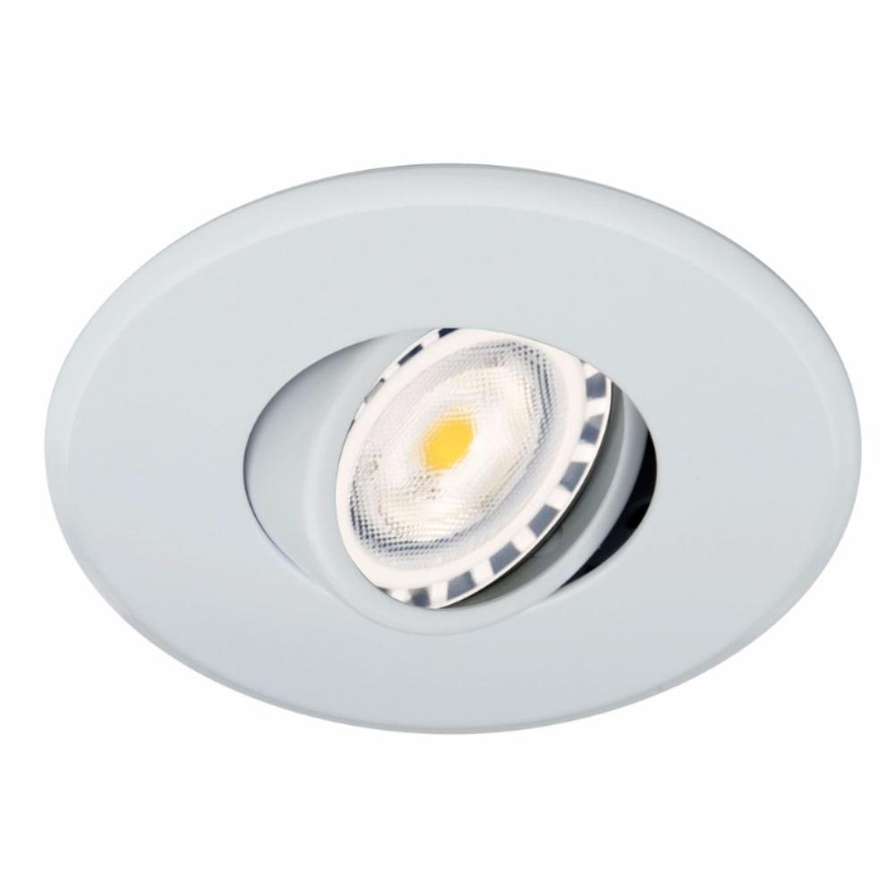 Product image for Trim round MR16 adjustable 3 1/2in white