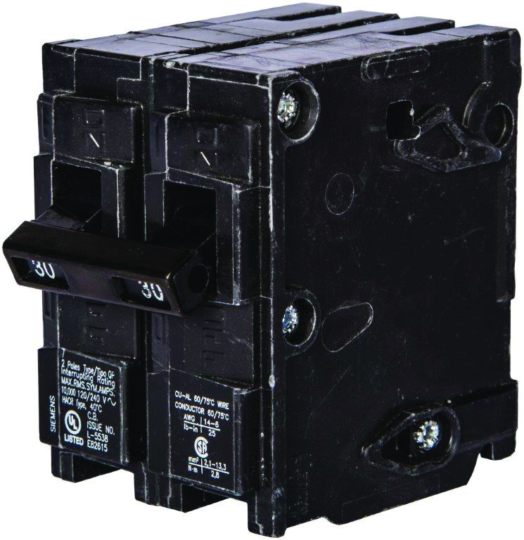 SIEMENS Q230 Circuit Breaker QP/MP 30 A, 2 P, Plug-in