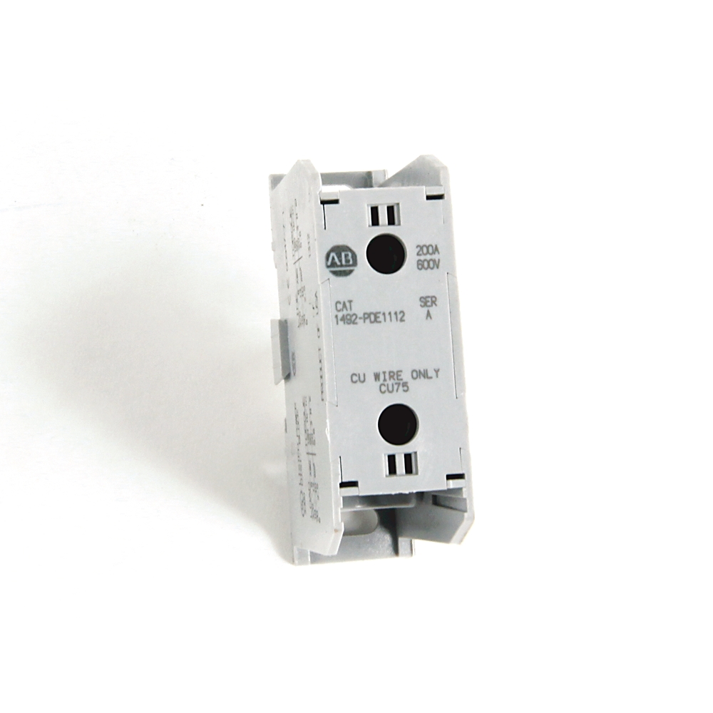 Product image for Block terminal enclosed power distribution aluminium 2/0-#14 200AMP