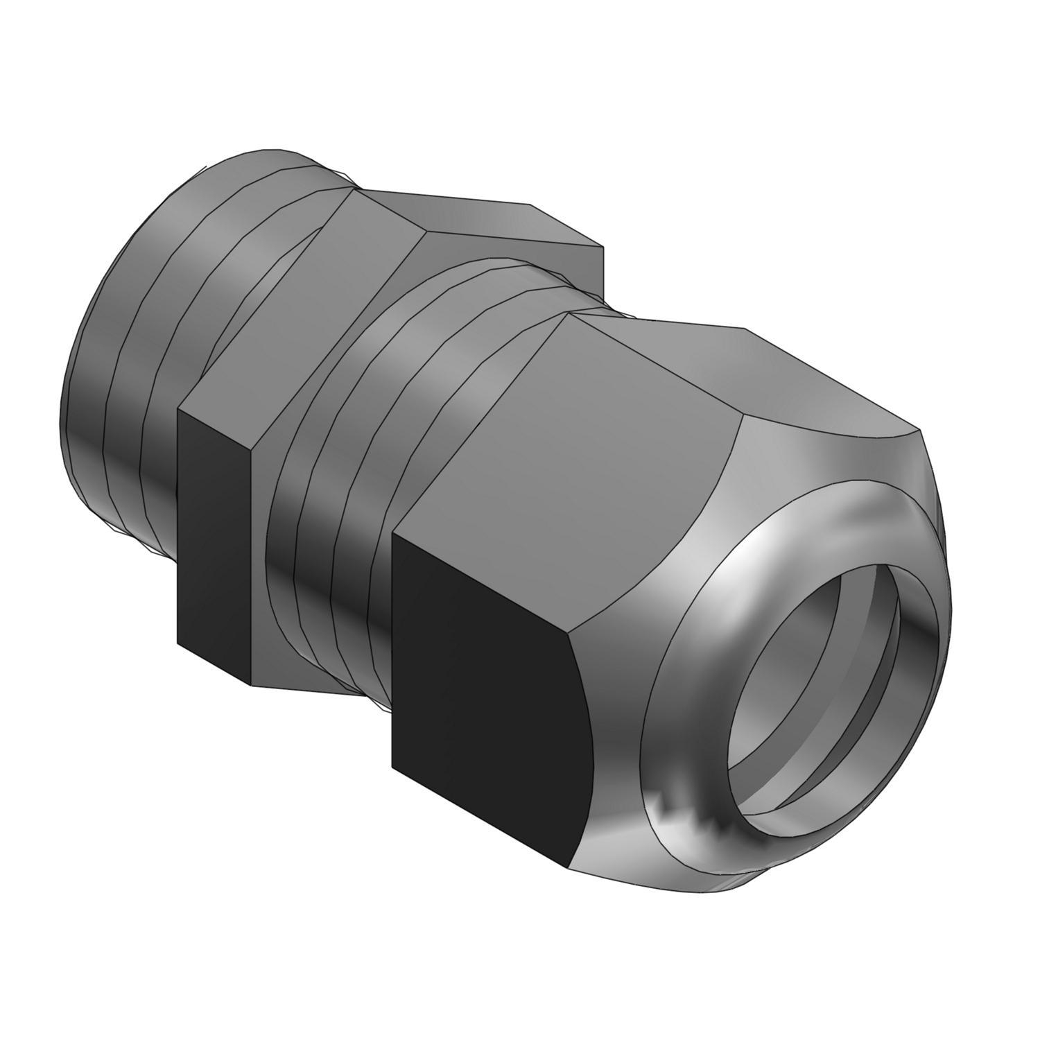 Product image for Gland cable plastic grey 13-1/2in 6-12mm cable