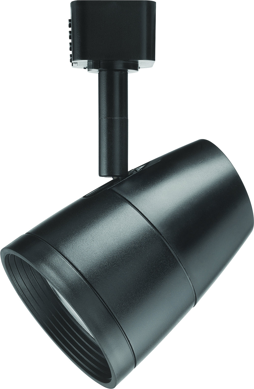 Product image for Trac-Lites Economy Cone LED Fixture, Generation 2, 3000K, 80 CRI, Phase Dimmable, Flood, Black