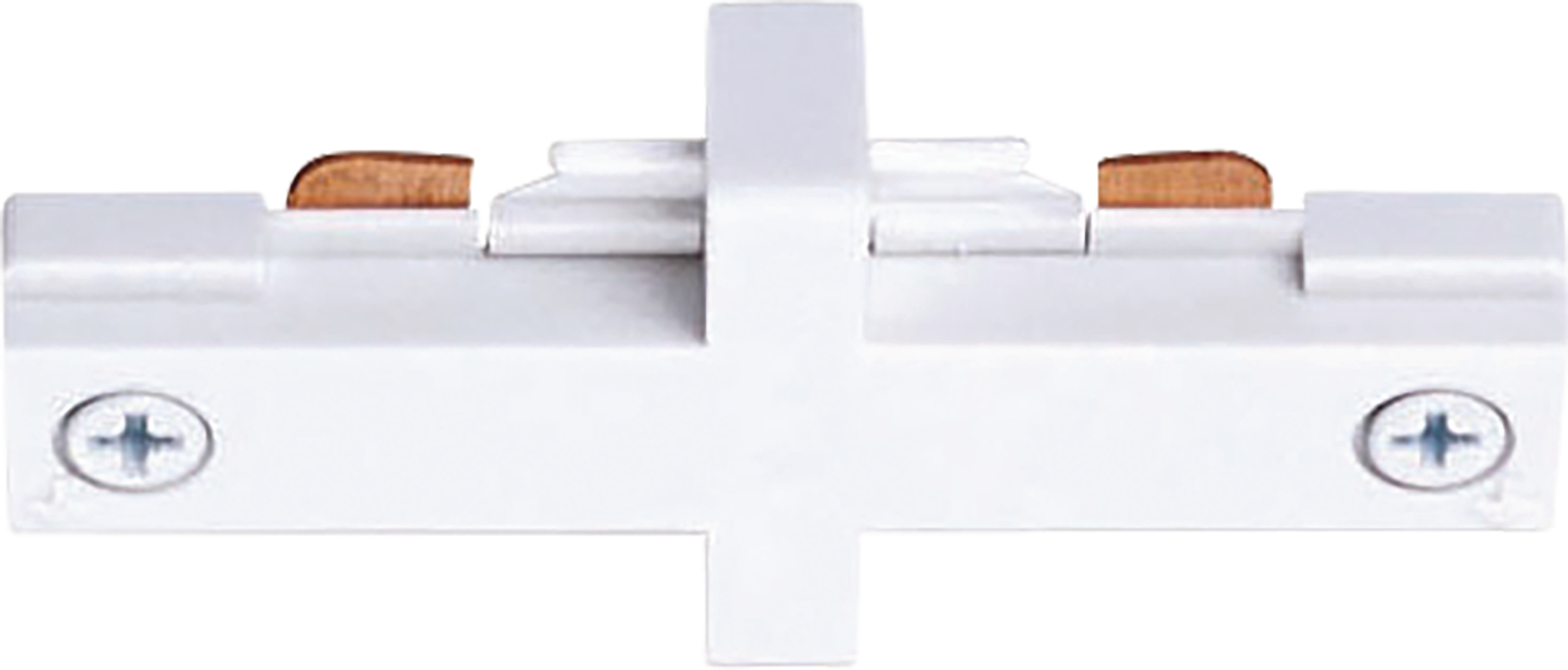 Product image for Trac-Master Mini Straight Connector, 1-Circuit, White