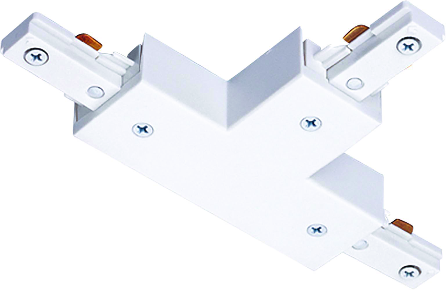 Product image for Trac-Master "T" Connector, 1-Circuit, White